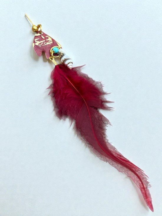 Aretes de Pluma