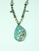Aqua Crater Necklace