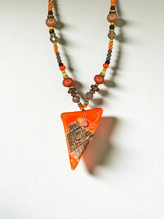 Aztec Pyramid Necklace