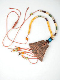 Tribal Bell Tassel Necklace