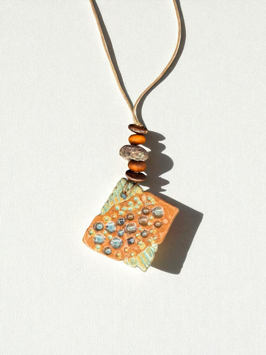 Honeycomb Crater Necklace