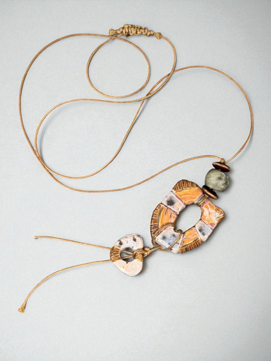 Abstract Link Necklace