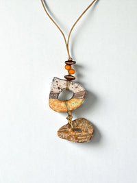 Rustic Link Necklace