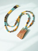 Terracotta Tablet Necklace