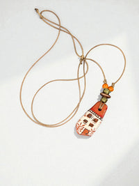 Abstract House Necklace