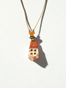 Abstract House Necklace