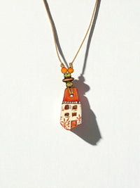 Abstract House Necklace