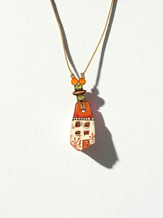 Abstract House Necklace