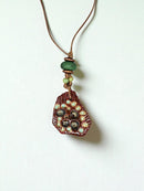 Glazed Geode Necklace