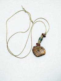 Fossil Disc Necklace