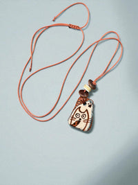 Tribal Owl Necklace