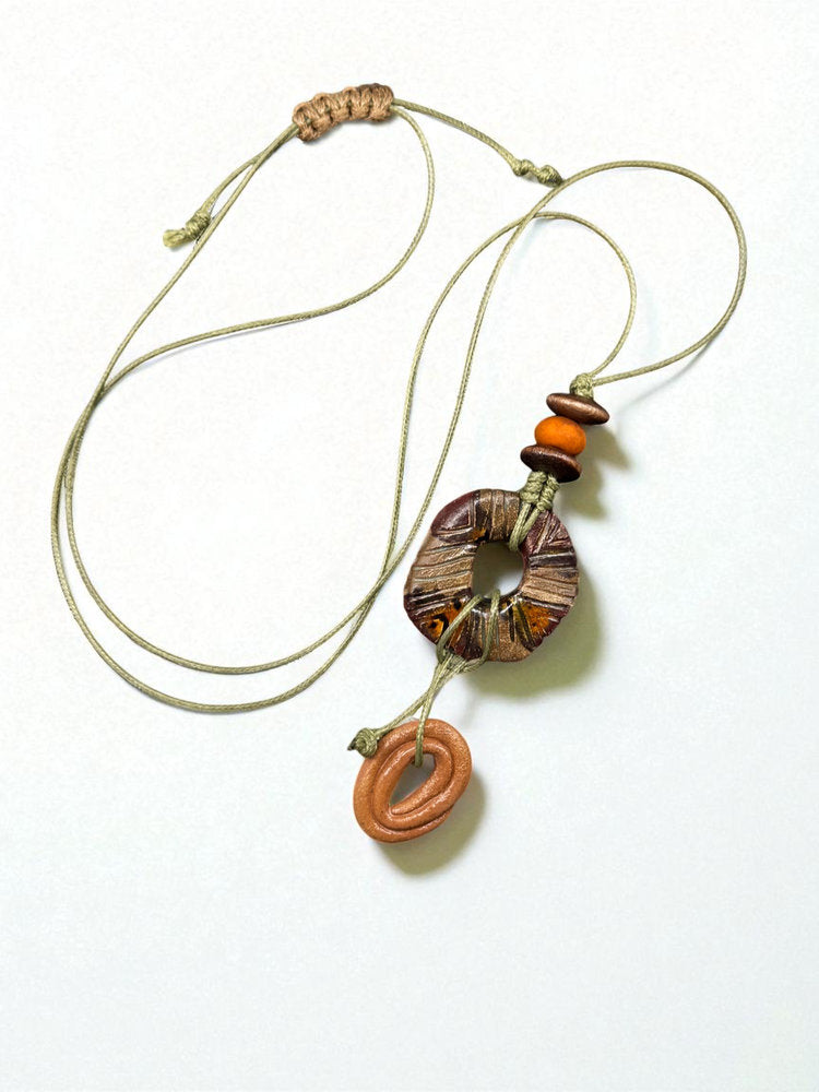 Rustic Wreath Necklace