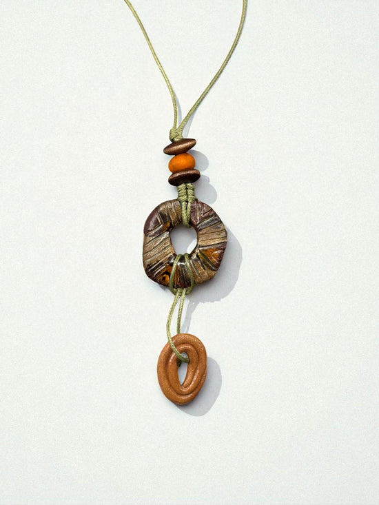 Rustic Wreath Necklace