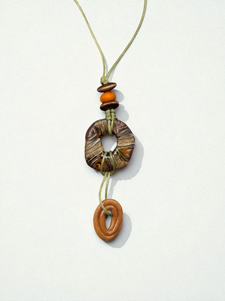 Rustic Wreath Necklace