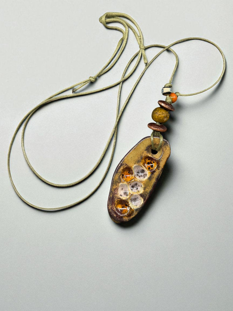 Amber Orb Necklace