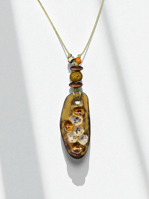 Amber Orb Necklace