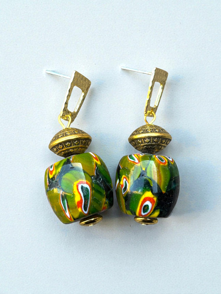 Aretes Millefiori