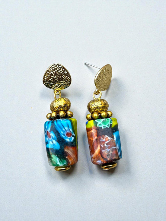 Millefiori Earrings