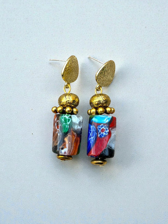 Millefiori Earrings