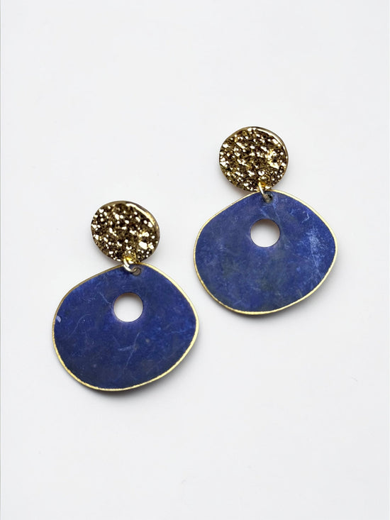 Aretes de Lapislázuli