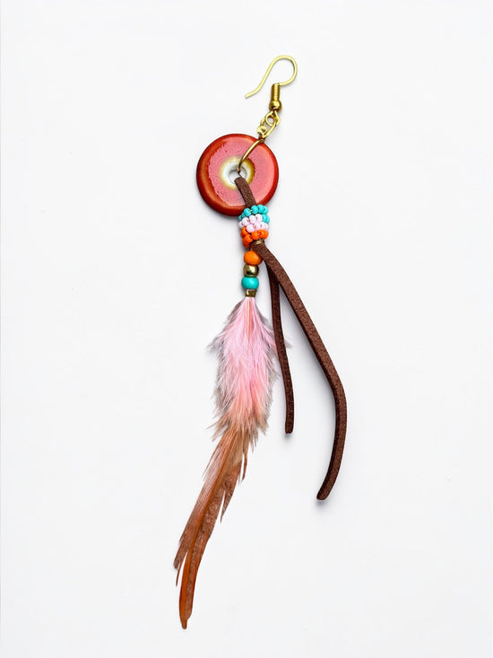 Aretes de Pluma