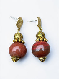Aretes de Ágata