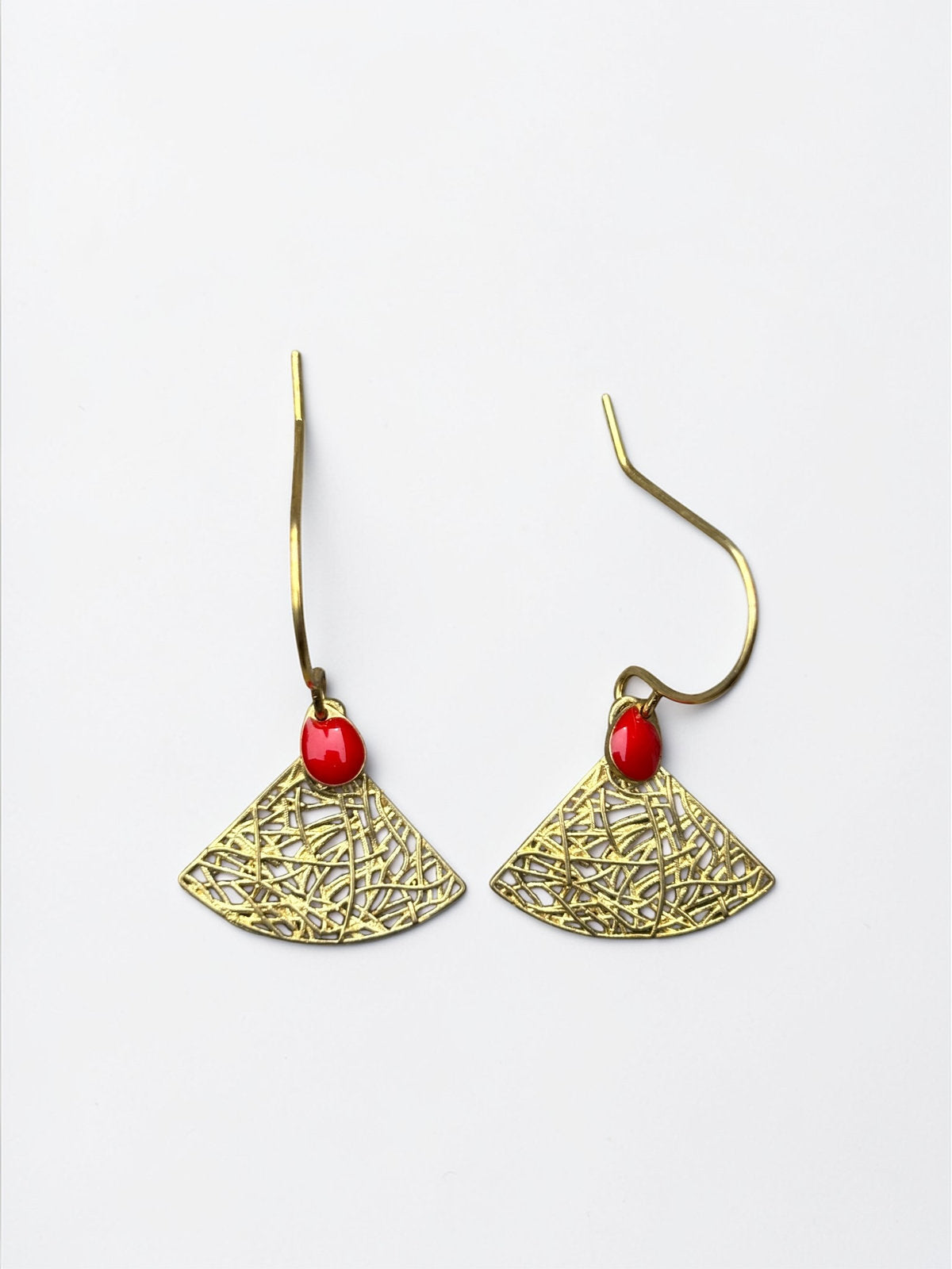 Aretes de Abanico