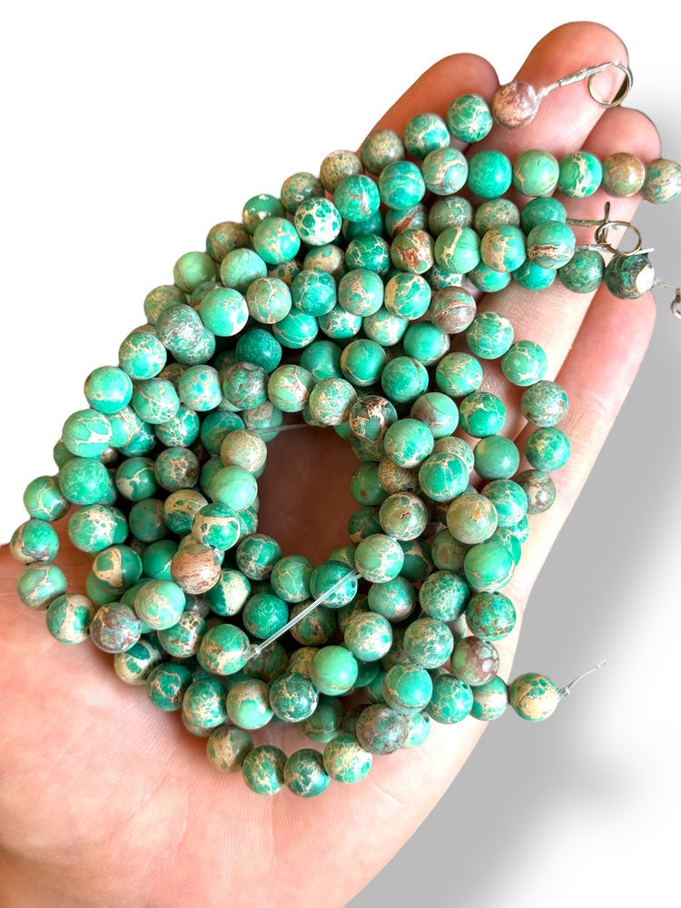 Variscite Natural Stone 8mm