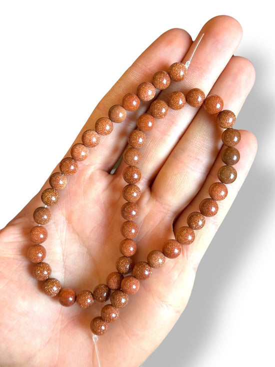 Piedra Natural Goldstone de 8mm