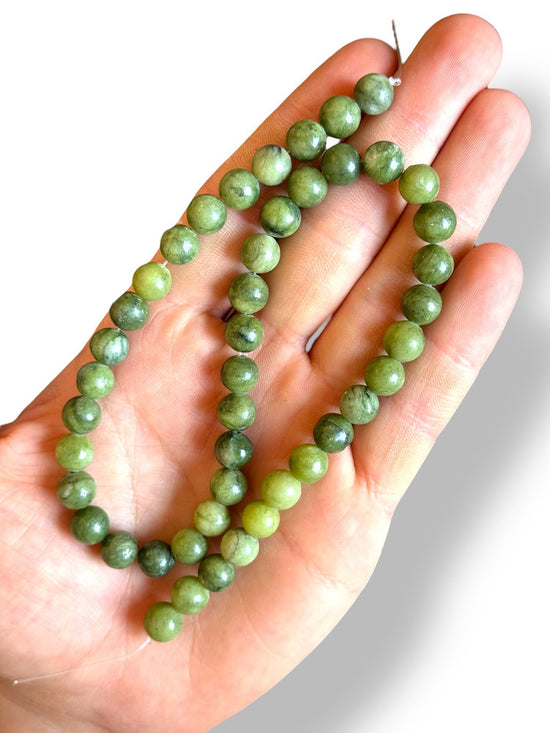 Piedra Natural Jade Canadiense 8mm