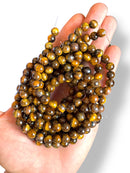 Piedra Natural Ojo de Tigre 8mm