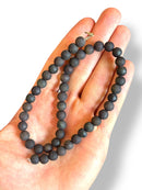 Black Tibetan Agate Natural Stone 8mm