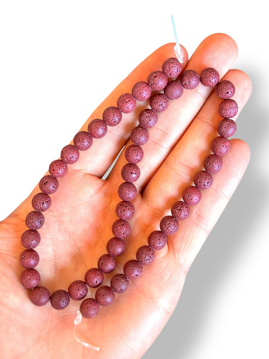 Dyed Lava Stone 8mm