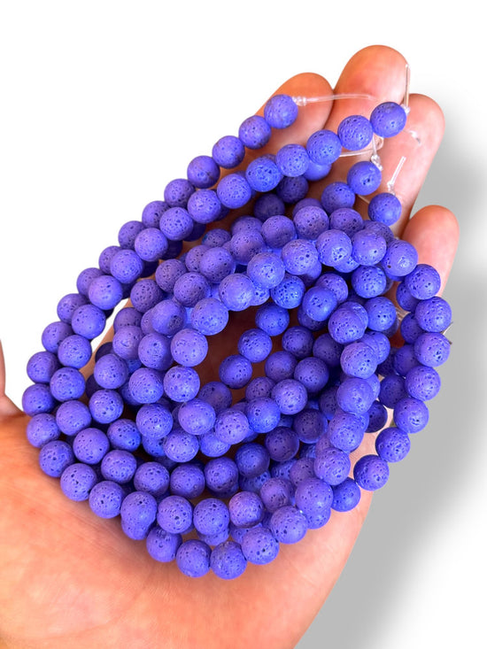 Dyed Lava Stone 8mm