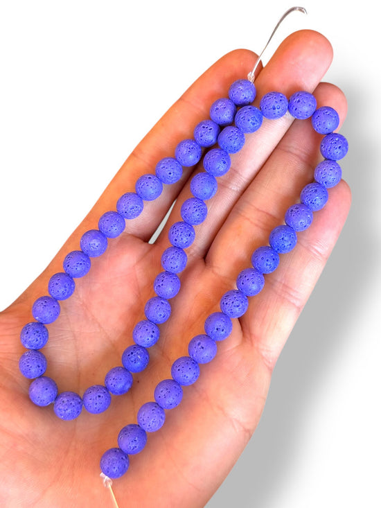 Dyed Lava Stone 8mm