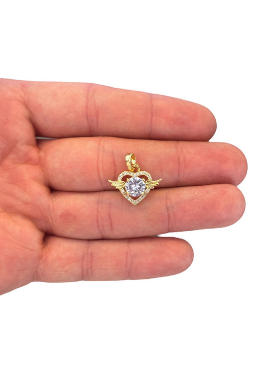 Heart Charm Gold Plated