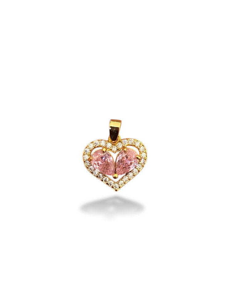Heart Charm Gold Plated