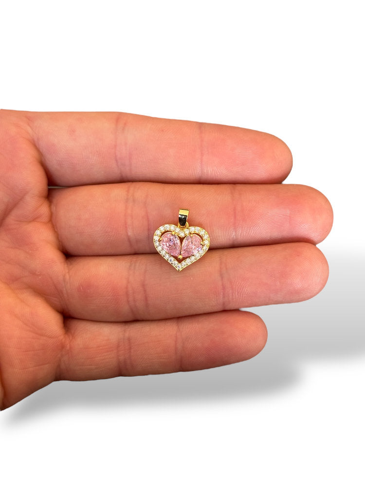 Heart Charm Gold Plated