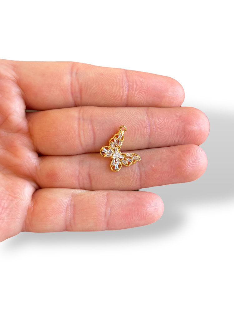 Butterfly Charm Gold Plated