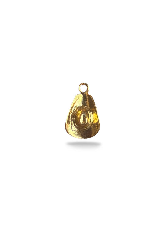 Cowboy Hat Charm Gold Plated