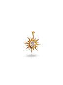 Sun Charm Gold Plated