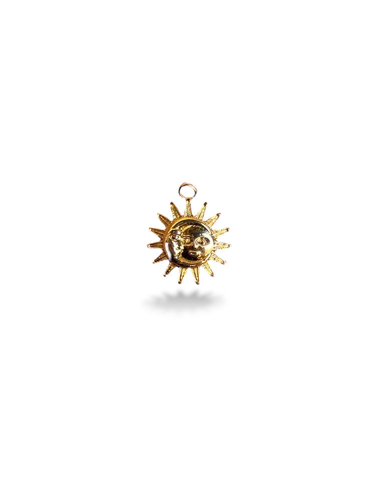 Sun&Moon Charm Gold Plated