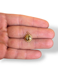 Sun&Moon Charm Gold Plated