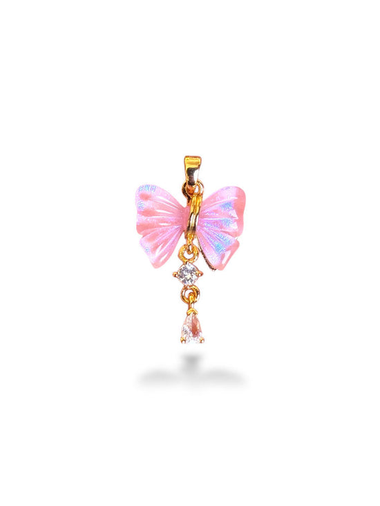 Bow Tie Charm Gold Plated
