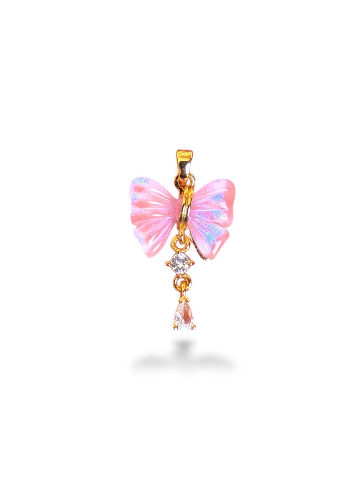 Bow Tie Charm Gold Plated