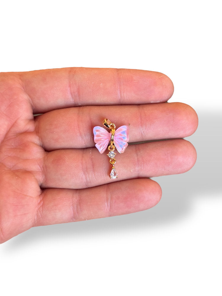 Bow Tie Charm Gold Plated