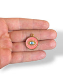 Eye Charm Gold Plated