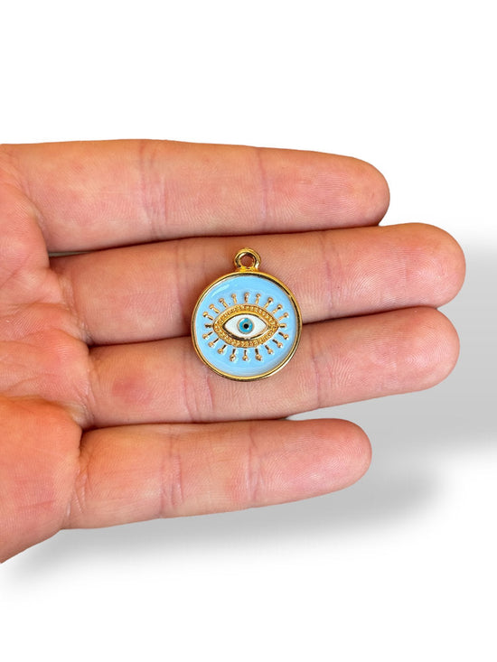 Eye Charm Gold Plated