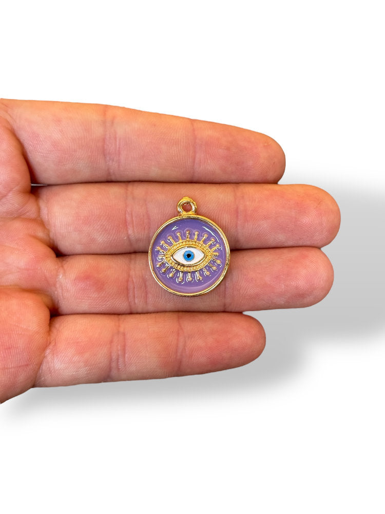 Eye Charm Gold Plated