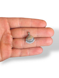 Dije de Mejillón Chapado en Rodio